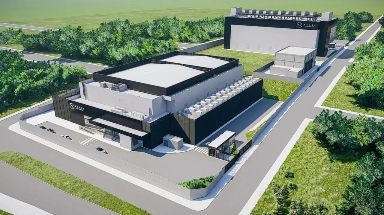 Maquete digital do Scala Data Centers