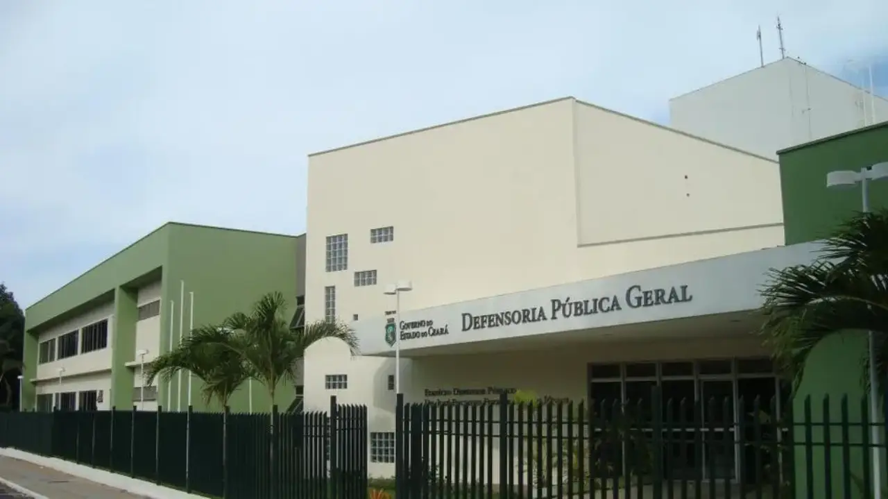 Fachada da Defensoria Pública do Ceará