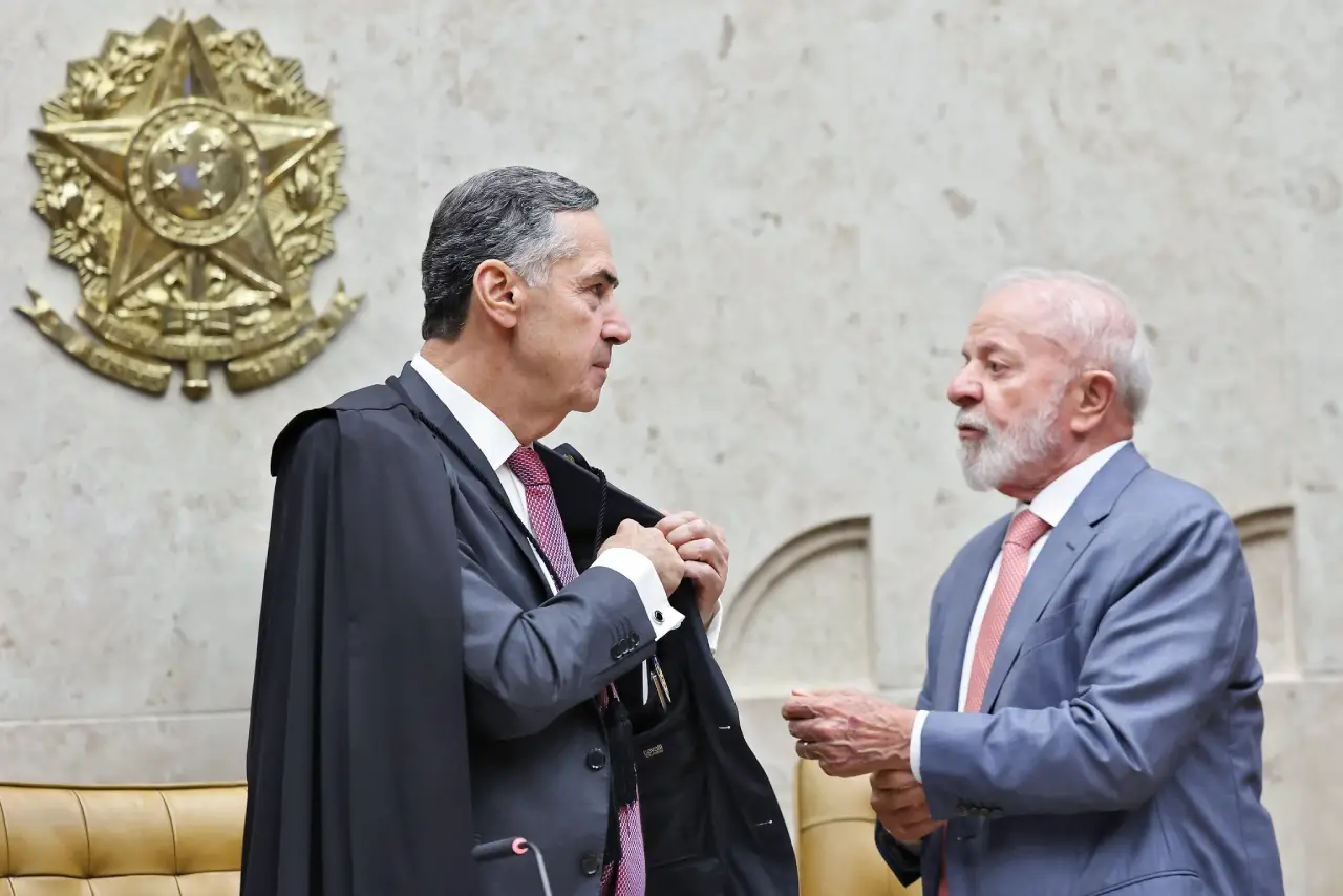 Barroso e Lula no STF