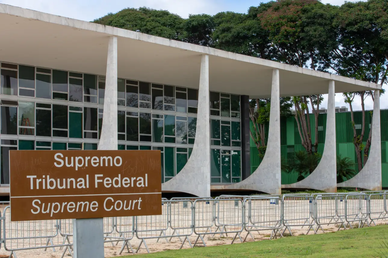 Fachada do palácio do Supremo Tribunal Federal (STF)
