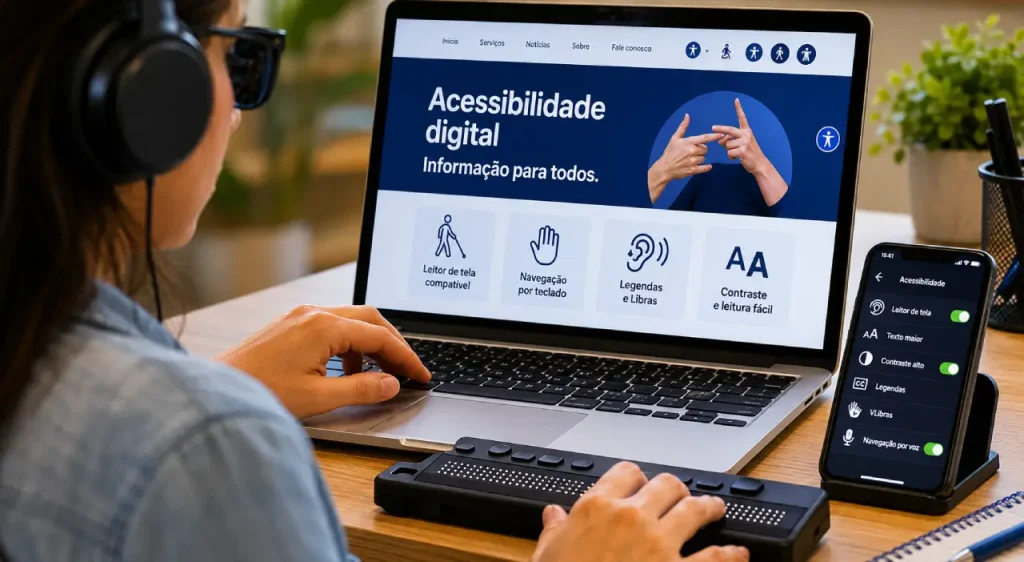 Acessibilidade digital: avanços transformam telas em portas de acesso
